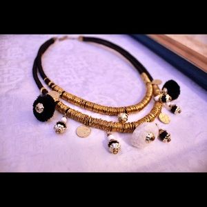 Jewelry - Tribal Desert Glam Layered Coil and Charm Necklace Jewelry - Tribal Desert Glam Layered Coil and Charm Necklace